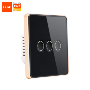 Tuya TYSH 1/2/3/4ギャングTuyaスマートスイッチUSEU標準Alexa音声制御タッチガラスウォールワイヤレスWiFiスマートライトスイッチ - Product Image 3