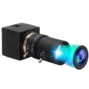 ELP OV2710 2MP手动对焦10倍光学变焦USB相机120FPS高速带5-50mm CS镜头用于视频会议监控