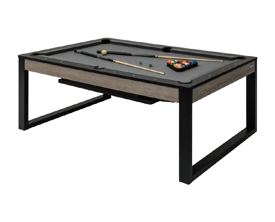 Elegant Minimalistisch Ontwerp 2 In 1 Dinning Top Leisteen Sport Snooker 7ft Pooltafel