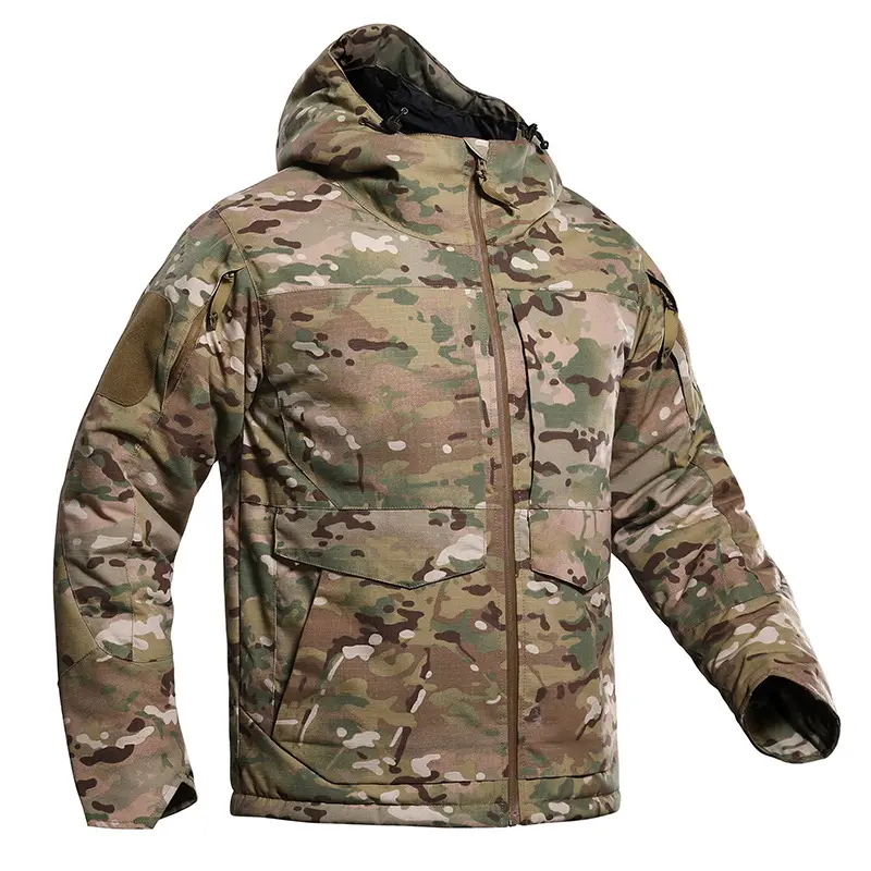 High quality combat outdoor hunting windproof cold resistance waterproof heat reflective men's jacket