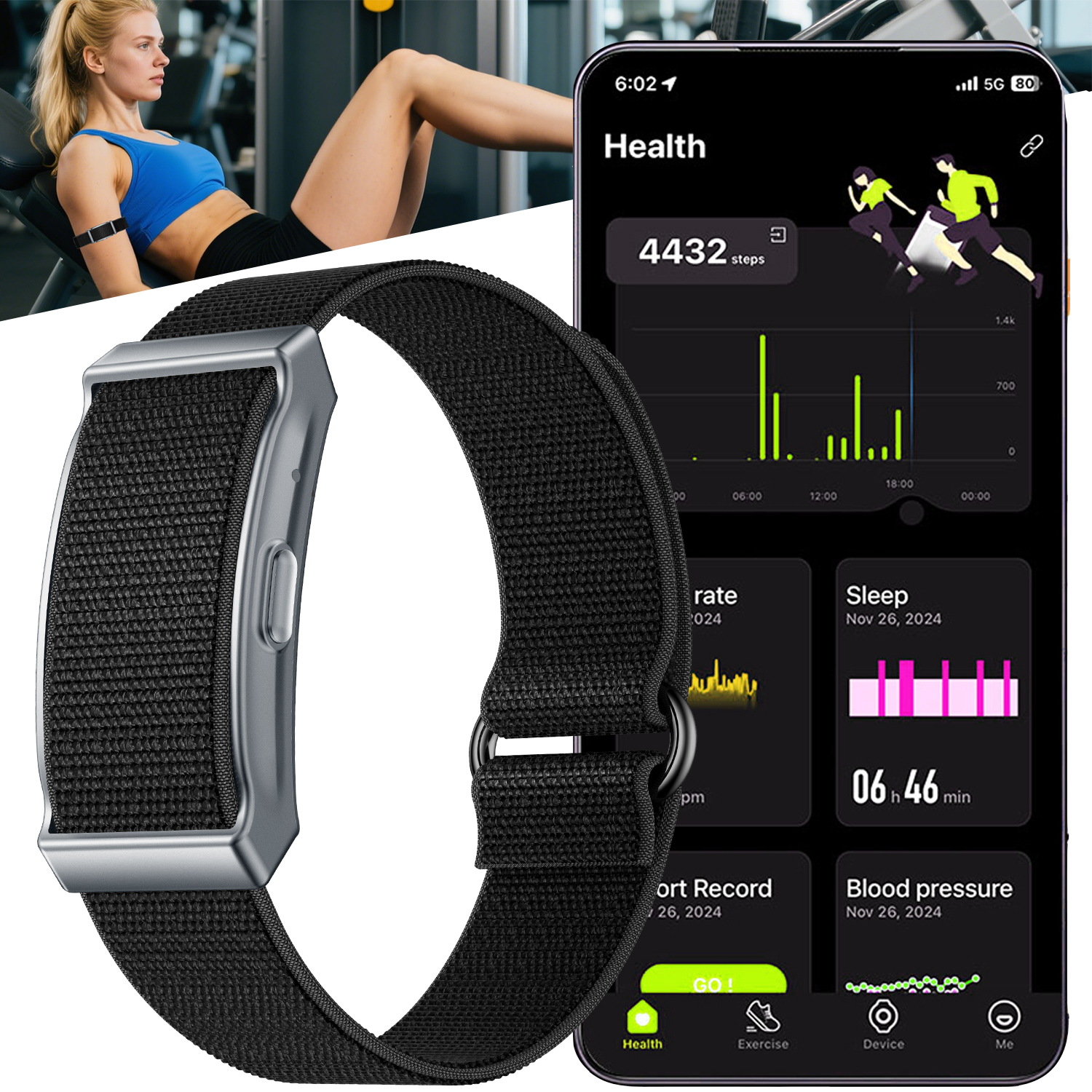 Black Nylon Strap