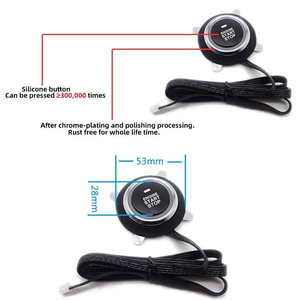 Alarma de coche con arranque automático, pulsador de un botón, parada de arranque automático, sistema de entrada sin llave, llave inteligente, Kit de arranque remoto, accesorios Automotrices - Product Image 4