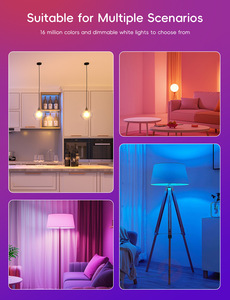 <strong>10W</strong> Smart Bulb Alexa E26 E27 Wifi <strong>Led</strong> Smart Light Bulb <strong>LED</strong> Color Changing <strong>DIY</strong> Scenes Music Sync Mushroom <strong>Led</strong> Smart Bulb - Product Image 4
