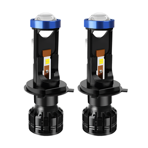 OEM High-Power H4 Mini Projector Bulbs H7 Mini <strong>Bi</strong> <strong>LED</strong> Laser 6000k <strong>Color</strong> Temperature P5 <strong>LED</strong> Headlights Aviator Car Model New