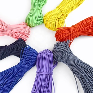 Deepeel KY585 2.5mm Garment Accessories High <strong>Elastic</strong> <strong>String</strong> Uneasy to Fade <strong>Polyester</strong> Latex Silk <strong>Round</strong> <strong>Elastic</strong> Rope - Product Image 3
