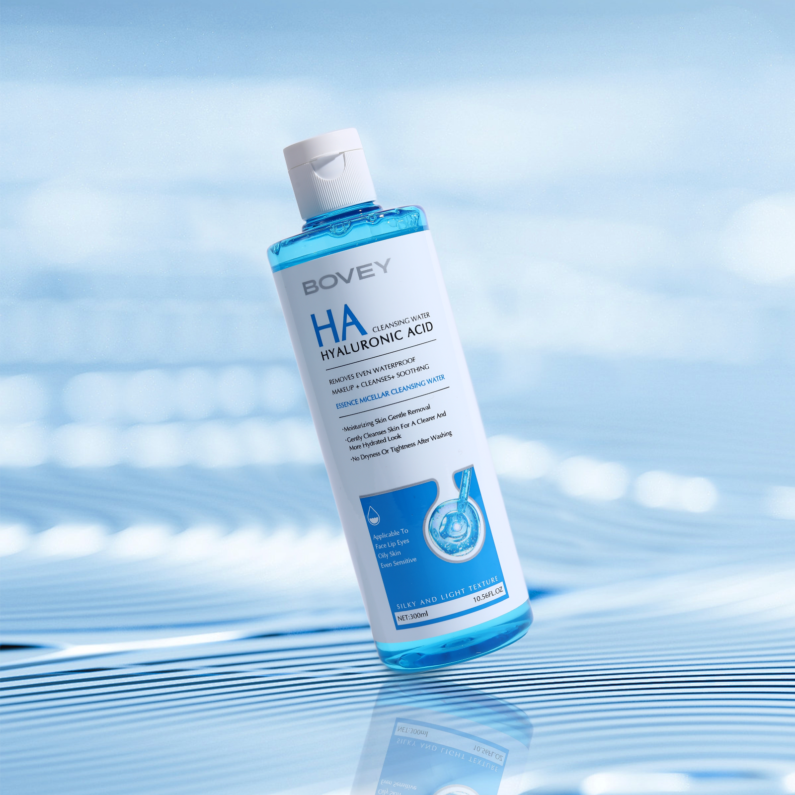 300ml Hyaluronic Acid Essence Micellar Cleansing Water