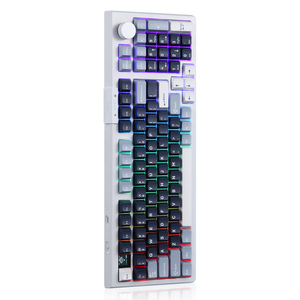 Darmoshark TOP 98 con cable 2,4G Teclado mecánico inalámbrico para juegos intercambio en caliente 98 teclas retroiluminación RGB interruptor personalizado teclado de computadora - Product Image 5