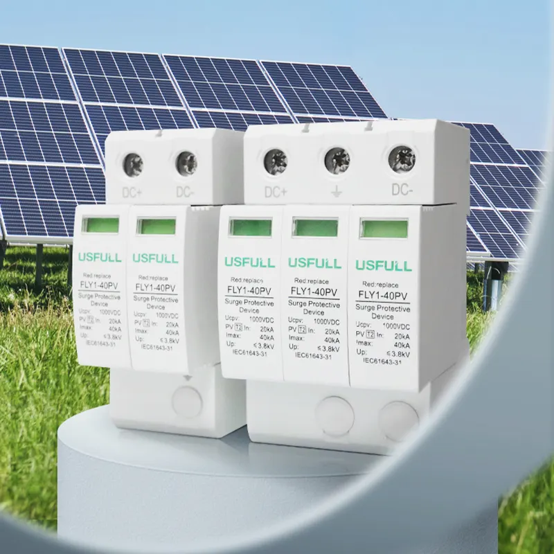 USFULL-dispositivo de protección contra sobretensiones DC SPD, alta calidad, DPS 2P 3P 20-60KA para Sistema solar PV