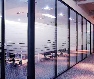 Muro Divisorio modulare Frameless Singolo Parete Divisoria di Vetro - Product Image 4