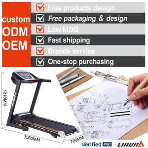 Lijiujia Easy Installation Customized logo Packing Foldable Running Machine Automatic Fitness LED Screen Home Use Treadmill
