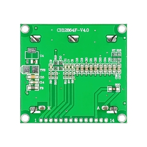 1.9 pollici Cog Display LCD 12864 produttore 128x64 ferro telaio modulo LCD porta seriale 128x64 ST7565 Display LCD fabbrica diretta