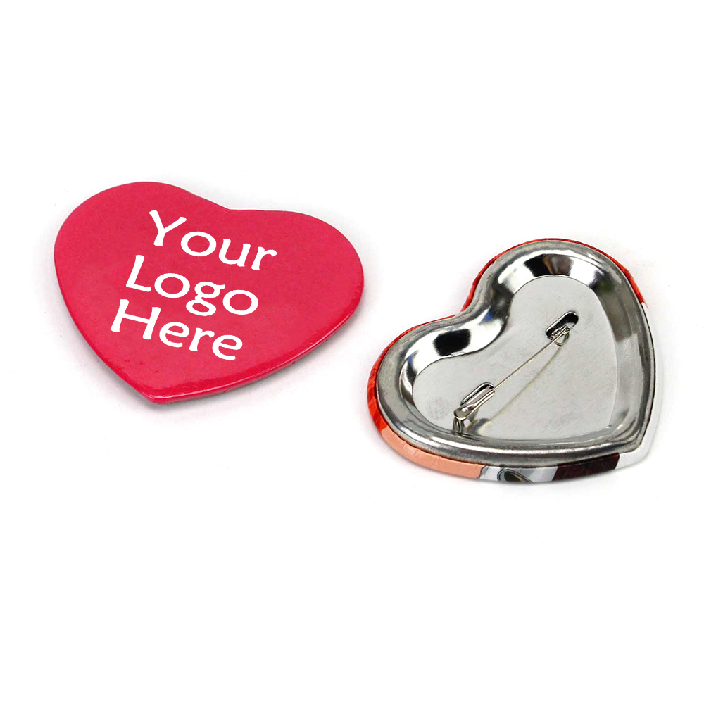 ป้ายปุ่มหัวใจที่กำหนดเอง