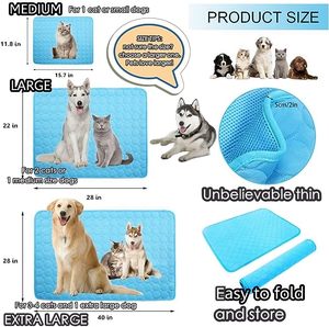 Toksik olmayan kendinden soğutma evcil hayvan serinletme <span class=keywords><strong>mat</strong></span>ı büyük köpekler kediler için yıkanabilir yaz serme yatak hayvan desen Pet House Essential ile