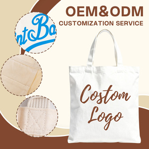 Tái chế bông vải Túi sinh thái thân thiện có thể gập lại thiết kế tái sử dụng mua sắm bán buôn số lượng lớn tùy chỉnh vải Tote Túi - Product Image 5