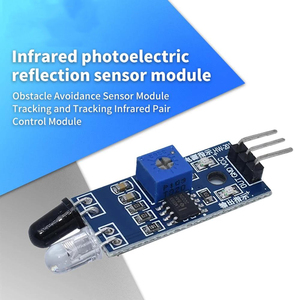 Electrónica inteligente nueva para Diy Smart Car Robot reflectante fotoeléctrico 3pin IR infrarrojo MÓDULO DE Sensor de evitación de obstáculos