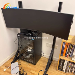 Simulador de conducción de juego de estilo Popular con soporte de Monitor de TV de tres pantallas DIY personalizado 4080 plataforma de simulación de perfil de aluminio - Product Image 5