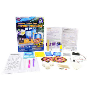 Dedektif rol oynamak kiti bulmak ve çözmek için gizli mesaj sıcak eğitim kampı UV ışık ile bu ciphertoy oyuncak 8 + için - Product Image 2
