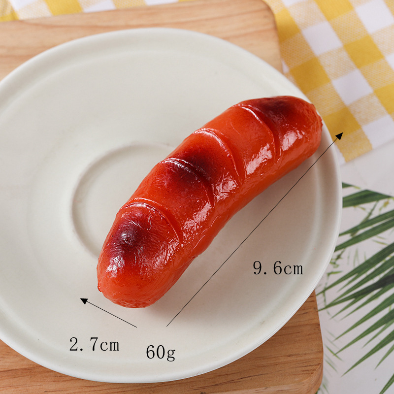Grilled large hot dog