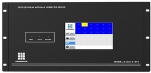 Conmutación perfecta 8X8 Matriz de mezcla de audio y vídeo HD Entrada y salida de audio Una tarjeta Dos señales, configuración