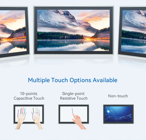 PCAP 10-point Touch <strong>Monitor</strong> 10.1&quot; 13.3&quot; Fanless Touchscreen <strong>Monitor</strong> with Led Light Ring - Product Image 5