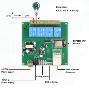 ESP8266-12F Smart WIFI + RJ45 interruttori telecomando Ethernet seconde schede di sviluppo supportano il protocollo di comunicazione MQTT/TCP - Product Image 6