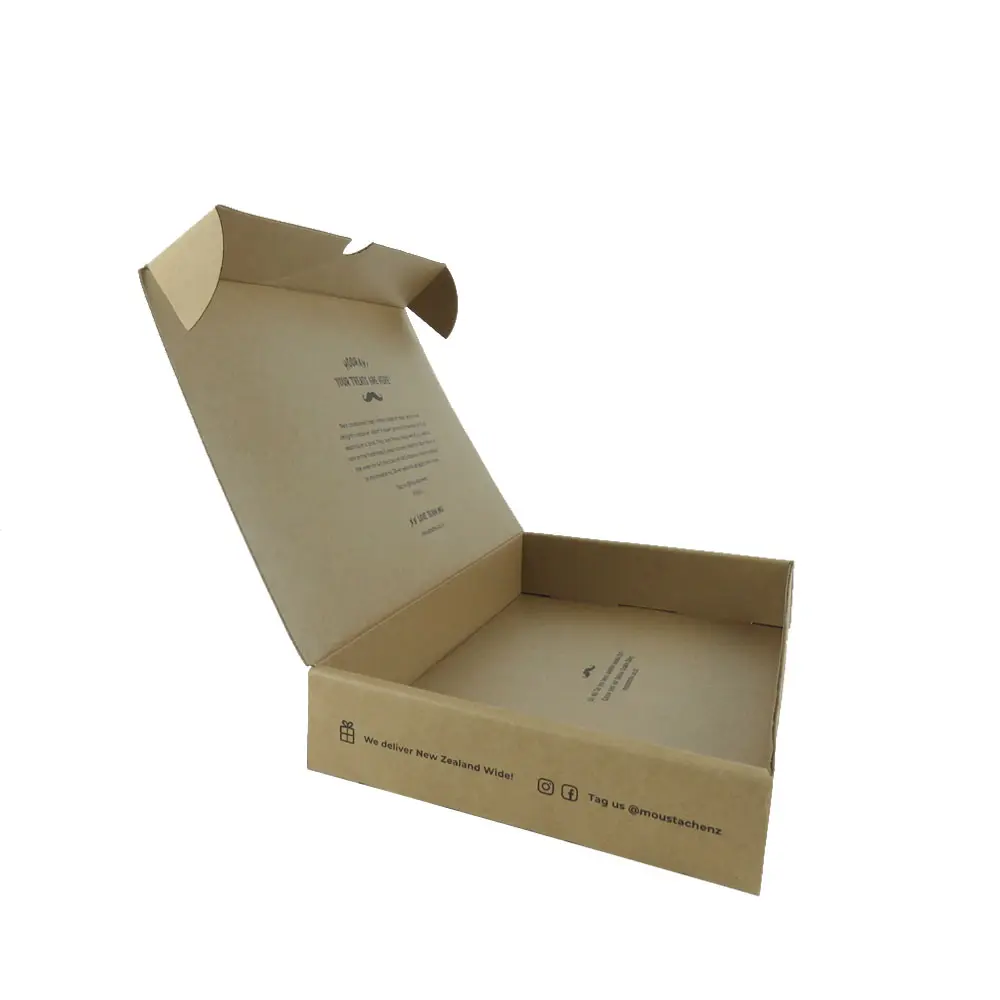 Vendita al dettaglio e-commerce packaging milk bar cookie box carta kraft pizza mailer scatola di cartone pieghevole in vendita