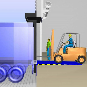 Elektrik depo kamyon konteyneri çukur sabit yükleme haznesi leveler rampa CE belgesi ile acil durdurma ve güç anahtarı - Product Image 1