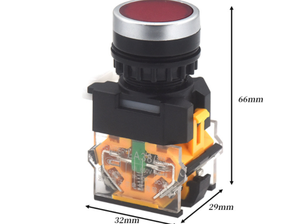Interruttore a pulsante LA38-11 a pulsante autobloccante pulsante di ripristino pulsante a fungo pulsante di rotazione - Product Image 3