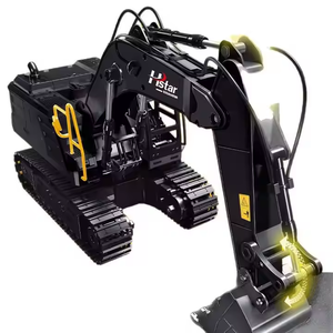 RC ekskavatör 22 kanal 1/14 büyük uzaktan kumanda kamyon simülasyon ekskavatör Model araç oyuncaklar ile alaşım kova - Product Image 1