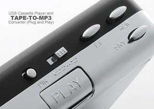 便携式随身听卡带播放器转换到MP3/WAV/CD通过带耳机的USB - Product Image 3