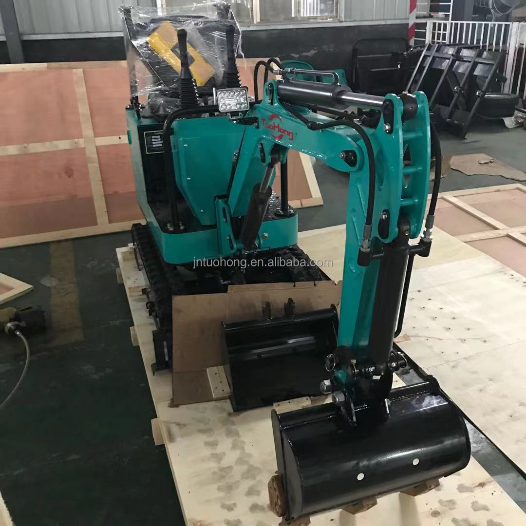 Factory cheap price 1 ton Hydraulic crawler digging micro digger mini 1t excavators