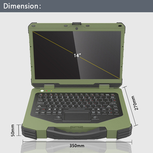 14th Intel Ultra 14 pulgadas Laptop resistente 165U 12 núcleos 14 hilos Computadora industrial Core I7 Smart 1920*1080 Resolución