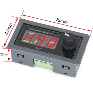ZK-MGP di velocità regolabile PWM DC Controller del motore 5-30v 12A 360W 6V 12V 24V Slow Start Slow Stop modulo - Product Image 2