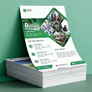 Tùy chỉnh cao cấp in ấn cá nhân kinh doanh Poster Flyer menu quảng cáo tờ rơi A4 A5 Brochure dịch vụ in ấn cho doanh nghiệp - Product Image 1