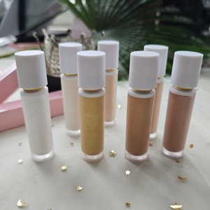 OEM pırıltılı sıvı vücut yüz vurgulayıcı özel etiket yüz makyaj fosforlu sıvı - Product Image 4