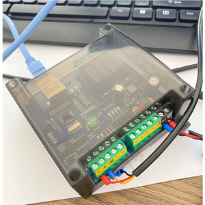 RJ45 RS232/RS485 E/S remota Control de adquisición analógica Modbus TCP/RTU Módulo controlador de relé Ethernet de red de 4 canales