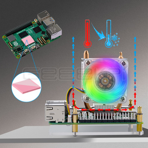 GeeekPi Raspberry Pi 5クーラーラズベリーPi 5 ICE-タワークーラーCPU RGB LEDライト冷却ファン - Product Image 3
