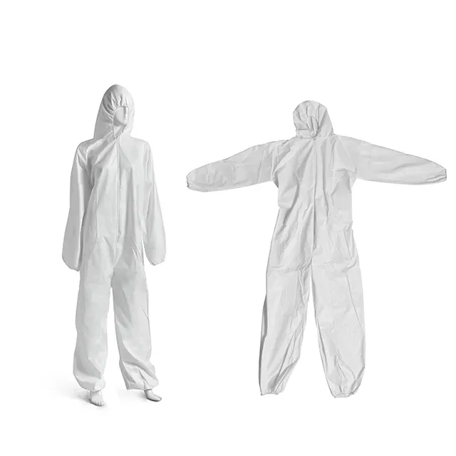 High Quality Personal Protection Equipment Work Disposable Nonwoven Safety Coverall