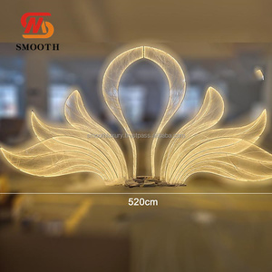 Hot Bán Đám Cưới Sân Khấu Backdrop Trang Trí Cong Kim Loại Khung Đứng Ánh Sáng Nền Đứng Cho Tổ Chức Sự Kiện Trang Trí - Product Image 2