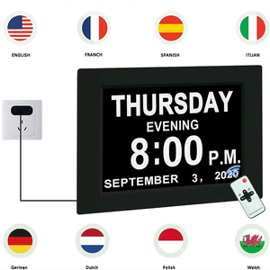 Various Good Quality Easy Setup Process Calendar Clock <strong>Day</strong> of the Week Indicator Energy-Saving Mode - Product Image 5