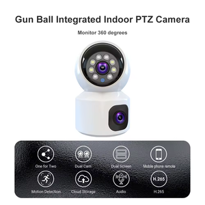 เลนส์คู่ V380 Pro สมาร์ทในร่ม PTZ เชื่อมโยงจอภาพเด็ก Wifi กล้องรักษาความปลอดภัย 360 องศากล้องเลนส์คู่ - Product Image 2