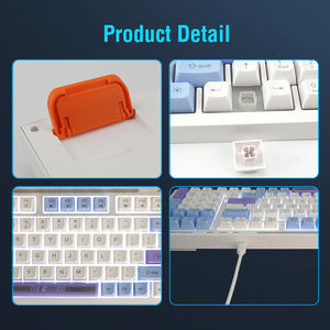Nuova tastiera da gioco a LED 98 tasti di fabbrica con tastierino numerico indipendente per ufficio e giocatori - Product Image 5