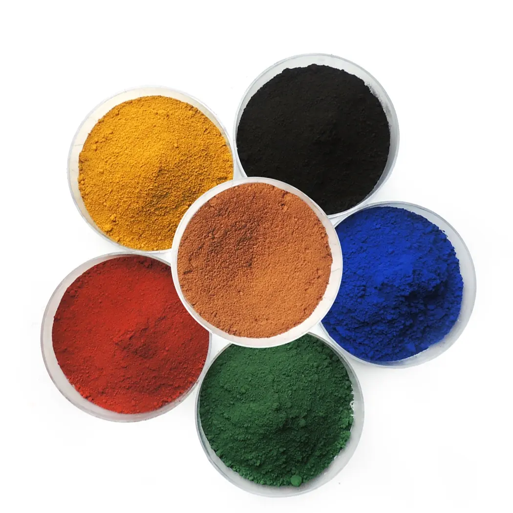 Polvo de pigmento de óxido de hierro rojo Fe2o3 pigmento inorgánico óxido férrico