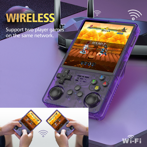 R36 Plus Handheld Game Console 4inch Screen 64GB Handheld Game Player Wifi Function Support <strong>2</strong> Player Retro Video Game Console - Product Image 6