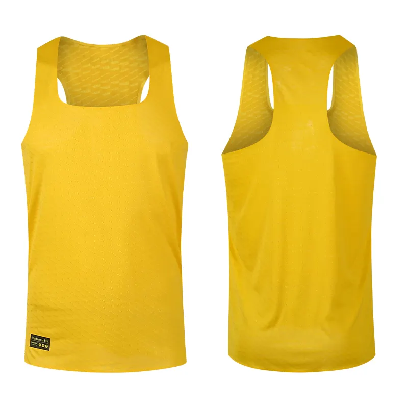 Hot Selling Working Fitness Sport Tanktops Weste Männer Großhandel Marathon lauf Weste