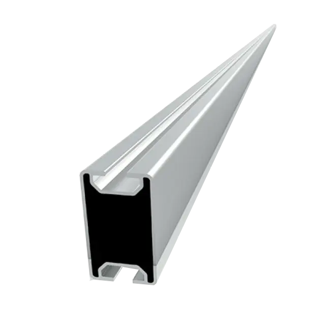 Riel protector de metal de pared exterior de aluminio