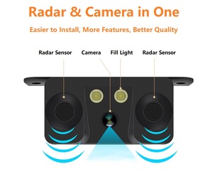 12V/24v Vehicle Reverse Car 1080p AHD Digital Visual Radar Host Blind Spot Aid Parking <strong>Sensor</strong> Detector Kit System for Bus Truck - Product Image 2