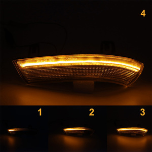 Clear Len Dynamic <strong>LED</strong> Mirror Blinker Turn Signals for <strong>VW</strong> for GOLF 5 GTI Variant MK5 B5.5 <strong>B6</strong> Plus GT Sharan EOS Super - Product Image 5