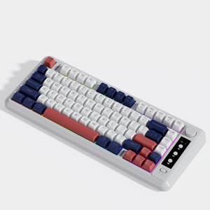 Teclado de membrana personalizable para juegos RGB inalámbrico de 81 teclas 2,4G con controles multimedia - Product Image 2
