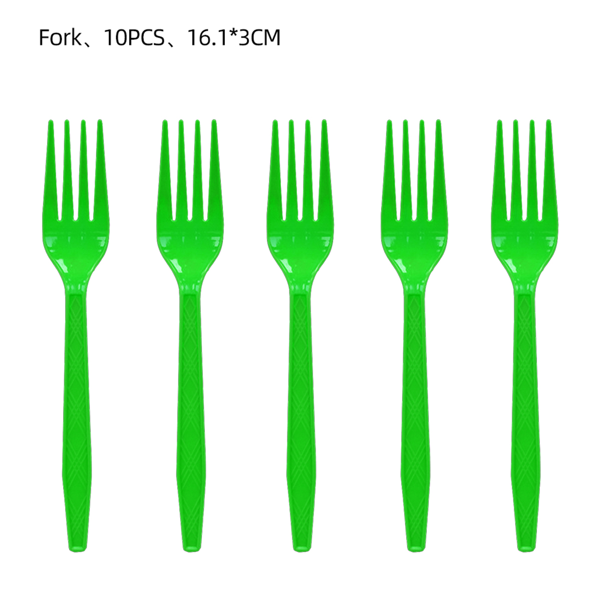 Fork-10PCS colorful